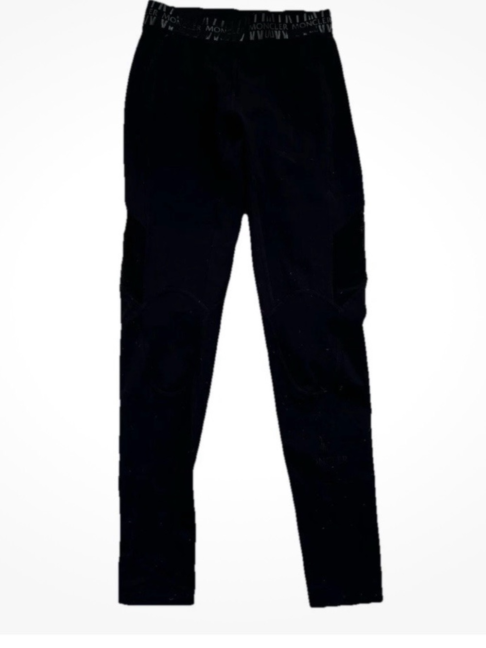 Moncler Black Leggings Italy Sportswear Size M